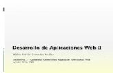 Desarrollo de Aplicaciones Web II - Sesión 02 - Conceptos Generales e Introducción a los Formularios Web