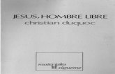 Duquoc, christian   jesus hombre libre