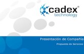 Presentación Cadex Technology para Negocio Abierto 23 octubre 2012