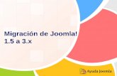 Migración Joomla 1.5 a 2.5/3.x
