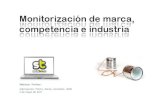 Monitorización de marca, competencia e industria