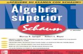 áLgebra superior, 3ra edición  serie schaum