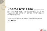 Norma ntc 1486 sexta actualización