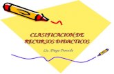 Definición y clasificación de recursos didacticos