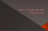 Java lenguaje de desarrollo