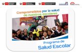 Induccion a Programa Salud Escolar - Red SJL