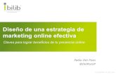 Diseño estrategia de marketing online efectiva