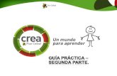 Guía práctica Plataforma CREA parte 2