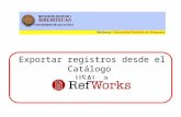 Descargar registros de Innopac RefWorks