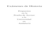 Examenes Historia PAU Andalucia