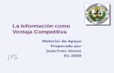 2008 01  Porter    La  InformacióN Como  Ventaja  Competitiva