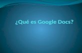 Qué es google docs