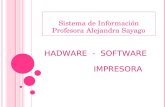 Hardware - Software IMPRESORA