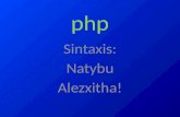 Php. sintaxis