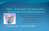 Presentación sobre Módulo Educativo -  Módulo 5: Assesment del Desarrollo y Aprendizaje de la Niñez Temprana