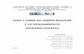 Ideas integracionistas de Bolivar