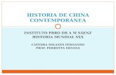Historia de la china contemporánea