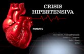 Manejo de crisis hipertensivas en emergencias