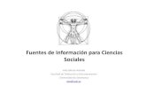 Fuentes de información en Ciencias Sociales