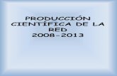 Producción cientifica de la Red (2009-2013)