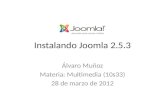 Instalando Joomla 2.5.3