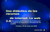 Uso didáctico de los recursos de internet. La web 2.0