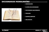 Diccionarios monolingües