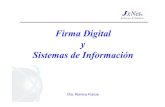 Presentación: "Firma Digital y Sistemas de Información"