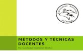 Métodos y técnicas docentes