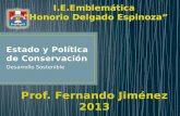 Estado y políticas de conservacion 5-18 jul