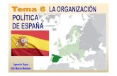 TEMA 6. LA ORGANIZACIÓN POLÍTICA DE ESPAÑA.