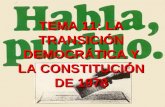 Tema 11 la transición democrática y la constitución de 1978