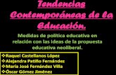 Mural digital medidas neoliberales en la educación española
