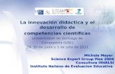 Conferencia Inaugural La innovación didáctica y el desarrollo de competencias científicas