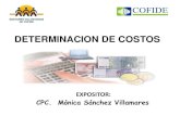 Charla N° 04: Determinación de costos – Mónica Sánchez
