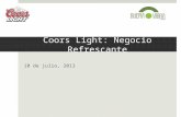Promoción Coors Light - Negocio Refrescante