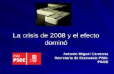 Argumentario Sobre La Crisis De 2008 (El Efecto Dominó)
