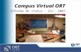 Estado avance Campus Virtual ORT