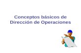 Conceptos Basicos Conceptos Básicos para la Dirección de Operaciones