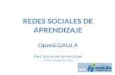 Redes sociales de aprendizaje - Ana Lucía Colala