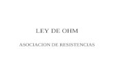 Ley De Ohm Y Asociacion De Resistencias