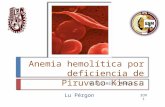 Anemia hemolítica por deficiencia de piruvato kinasa