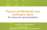 Software libre como futuro profesional