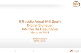 II Estudio Anual de Digital Signage de IAB Spain y Elogia