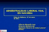 Siniestralidad laboral vial en Navarra