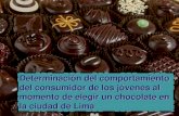 Pedro Espino Vargas -Comportamiento del consumidor chocolates