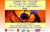 Dirección de Turismo de la Municipalidad de Córdoba- (Argentina)- Plan Estratégico de Gestión Turística- (2007 / 2012)-