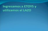 Ingresamos A Etoys Y Utilizamos El Lazo. Centro de Tecnología Educativa de Tacuarembó