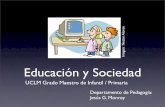 Presentacion educacion y sociedad 2013