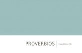 Proverbios 5 - Clase Bíblica CBI